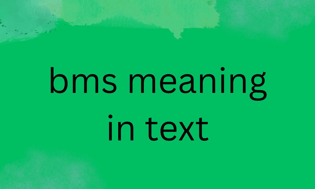 bms meaning in text