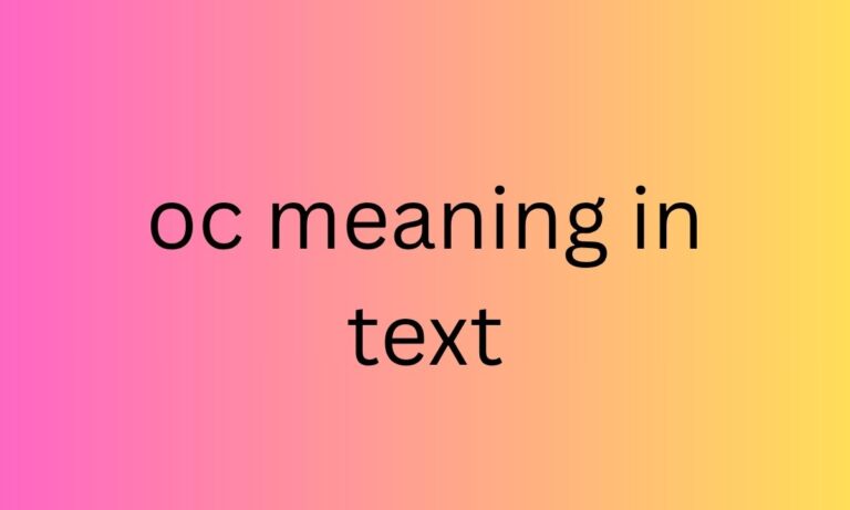 oc meaning in text