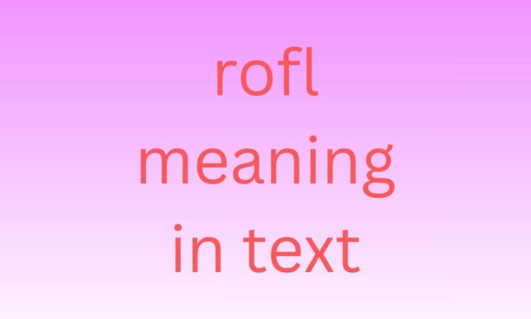 rofl meaning in text