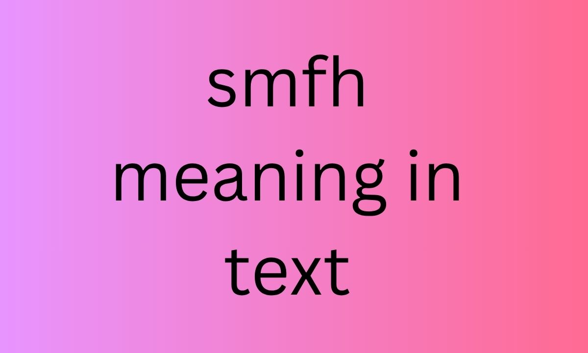 smfh meaning in text