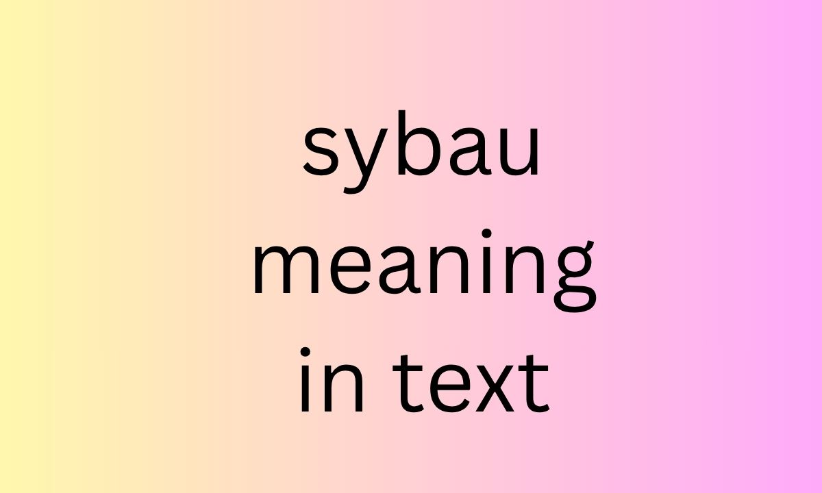 sybau meaning in text