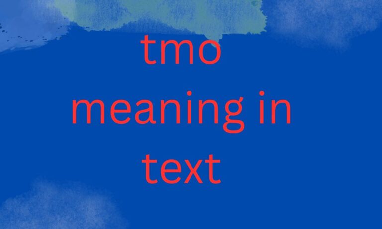 tmo meaning in text