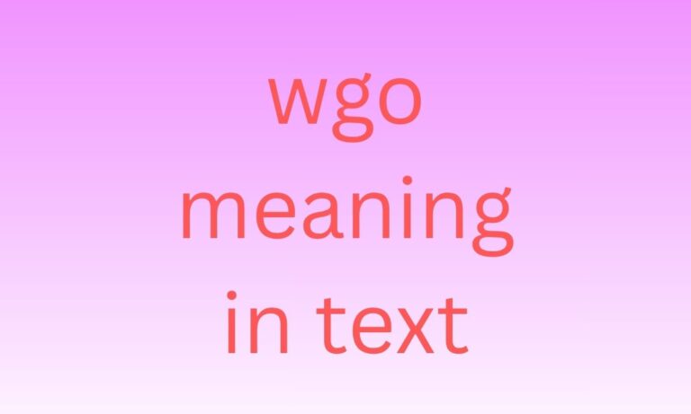 wgo meaning in text