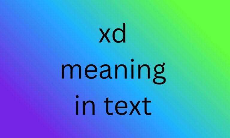 xd meaning in text