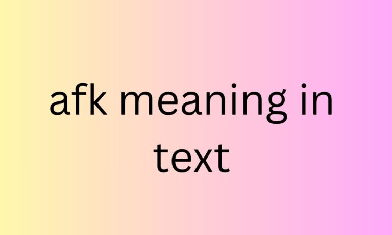 afk meaning in text