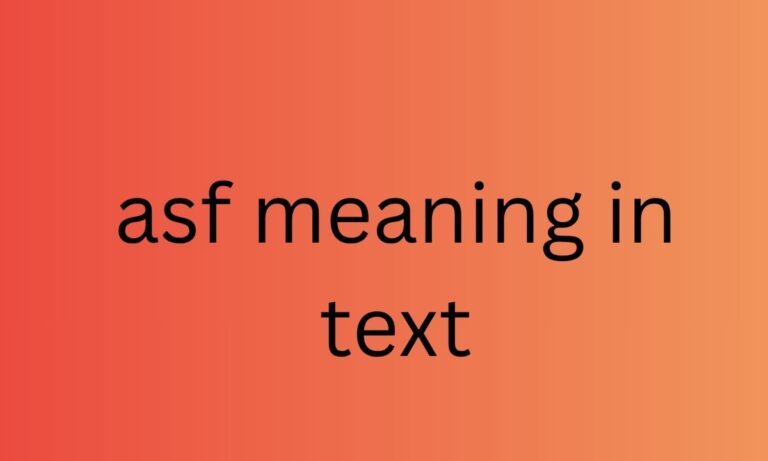 asf meaning in text