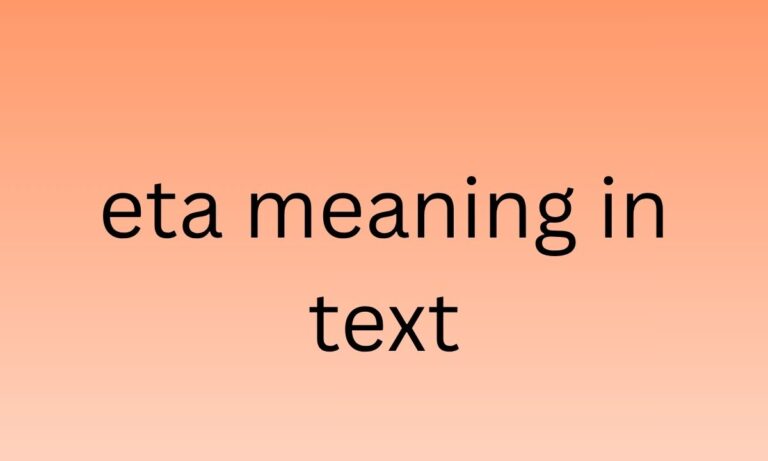 eta meaning in text