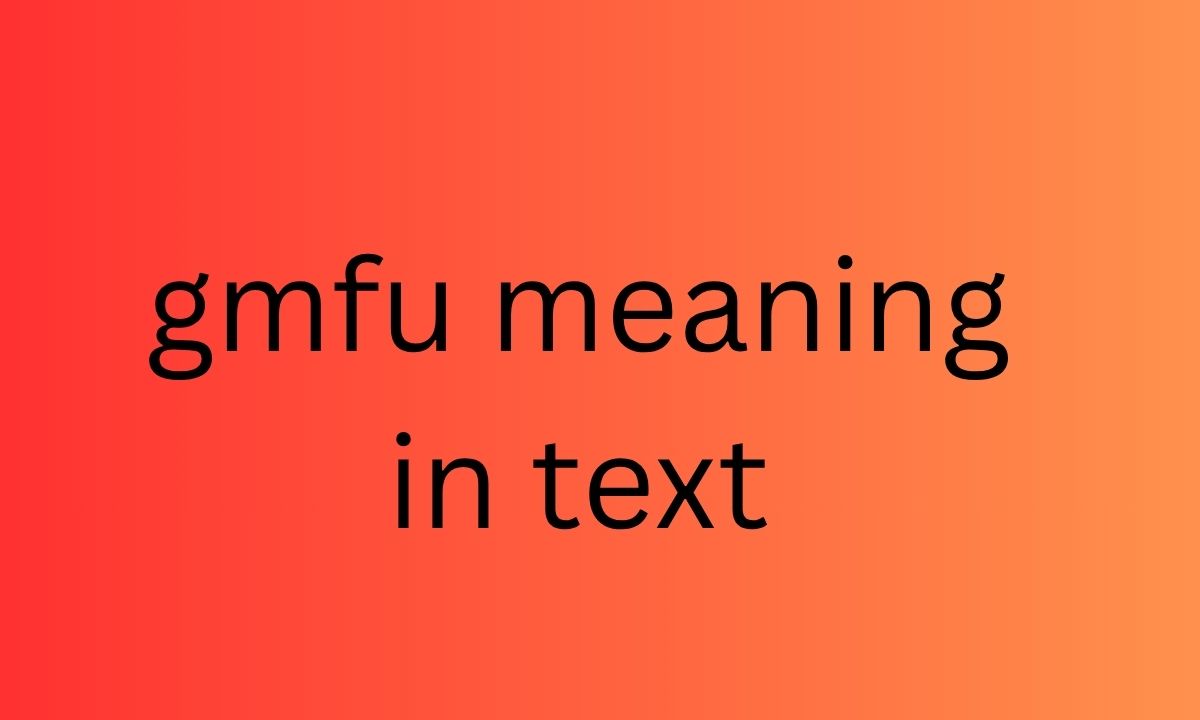 gmfu meaning in text