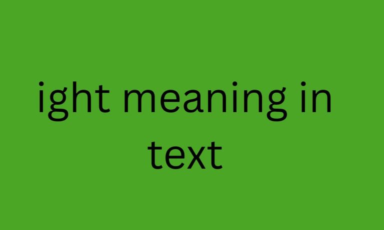 ight meaning in text