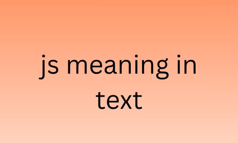 js meaning in text