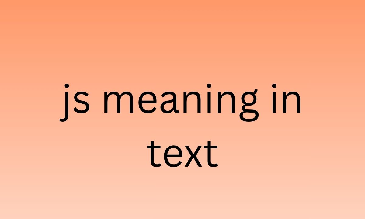 js meaning in text