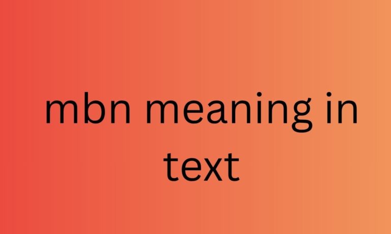 mbn meaning in text