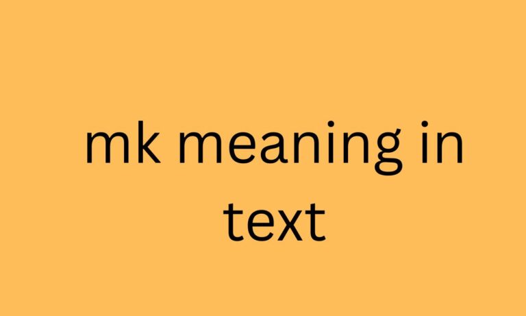 mk meaning in text