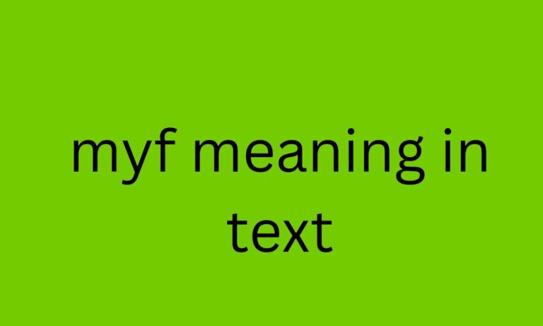 myf meaning in text