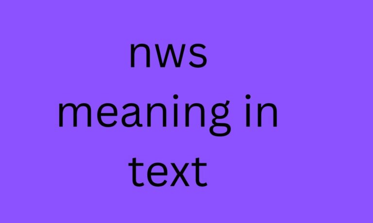 nws meaning in text
