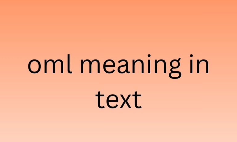 oml meaning in text