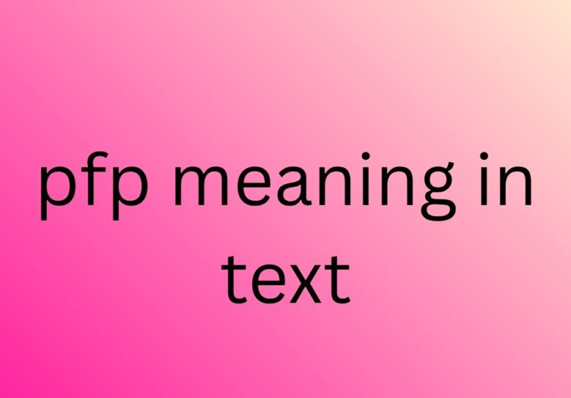pfp meaning in text