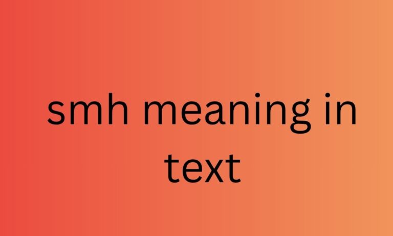 smh meaning in text