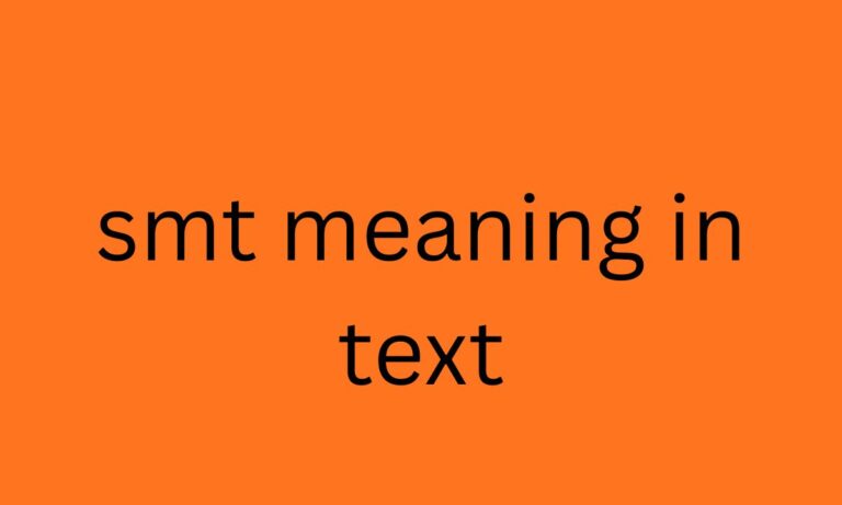 smt meaning in text