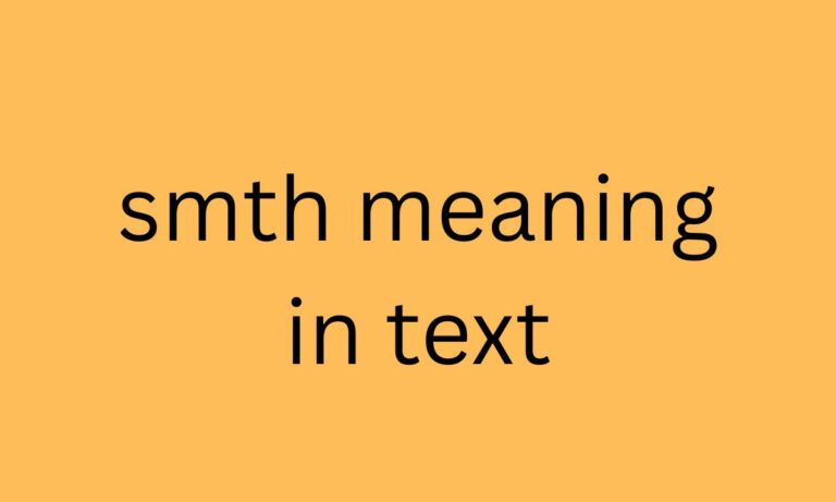 smth meaning in text