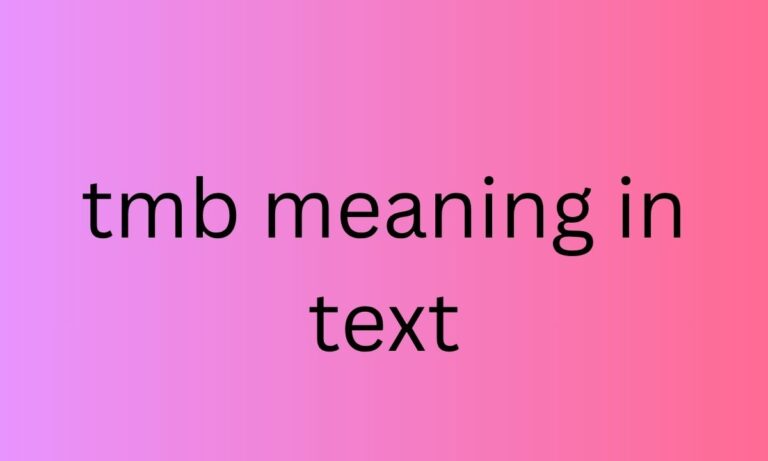 tmb meaning in text