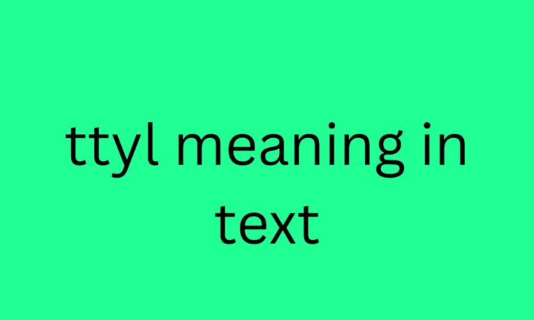 ttyl meaning in text