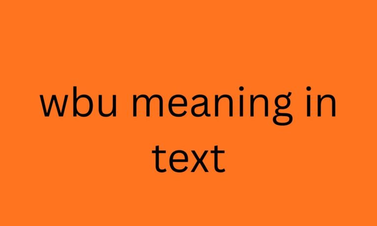 wbu meaning in text